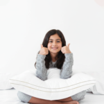 ⁦وسادة سرير بخط فضي مزدوج 100% قطن - 1000 جرام⁩ - الصورة ⁦9⁩