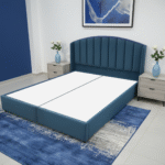 هيكل سرير كحلي من الكتان – سكارليت من ميديكال سليب