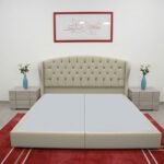 ⁦هيكل سرير بيج من الكتان – بايسيك من ميديكال سليب - 1003⁩ - الصورة ⁦2⁩