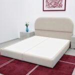 هيكل سرير منجد بيج فاتح – بيور من ميديكال سليب - 3005