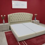 هيكل سرير بيج من الكتان – بايسيك من ميديكال سليب - 1003