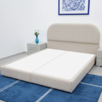 هيكل سرير منجد بيج فاتح – بيور من ميديكال سليب - 3005