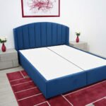 ⁦هيكل سرير كحلي من الكتان – سكارليت من ميديكال سليب - 1004⁩ - الصورة ⁦2⁩