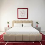 ⁦هيكل سرير منجد بيج – كلاود من ميديكال سليب - 1016⁩ - الصورة ⁦4⁩