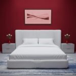 ⁦هيكل سرير منجد رمادي – لوكس من ميديكال سليب - 1018⁩ - الصورة ⁦4⁩