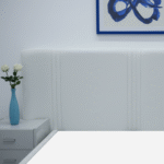 ⁦هيكل سرير منجد رمادي – لوكس من ميديكال سليب⁩ - الصورة ⁦3⁩