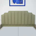 ⁦هيكل سرير منجد أخضر زيتي – دريم من ميديكال سليب⁩ - الصورة ⁦3⁩