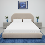 ⁦هيكل سرير منجد بيج فاتح – بيور من ميديكال سليب - 3005⁩ - الصورة ⁦3⁩