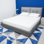 ⁦هيكل سرير رمادي من الكتان – أنجيلا من ميديكال سليب⁩ - الصورة ⁦4⁩