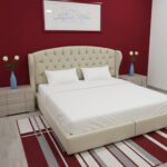 ⁦هيكل سرير بيج من الكتان – بايسيك من ميديكال سليب - 1003⁩ - الصورة ⁦4⁩