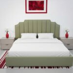 ⁦هيكل سرير منجد أخضر زيتي – دريم من ميديكال سليب - 2013⁩ - الصورة ⁦4⁩