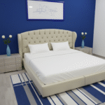 ⁦هيكل سرير بيج من الكتان – بايسيك من ميديكال سليب⁩ - الصورة ⁦4⁩