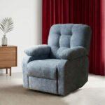 كرسي استرخاء روكو رمادي مع وضعية سرير - MK2