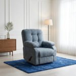 كرسي استرخاء روكو رمادي مع وضعية سرير - MK2