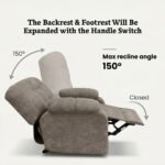 ⁦كرسي استرخاء روكو بيج مع وضعية سرير - MK2⁩ - الصورة ⁦2⁩