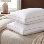 وسادة سرير بخط فضي مزدوج 100% قطن - 1000 جرام