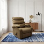 كرسي استرخاء دياموند بني مع وضعية سرير - MK7