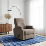 كرسي استرخاء لازورد بيج مع وضعية سرير - MK4