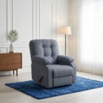 كرسي استرخاء روكو رمادي مع وضعية سرير - MK2