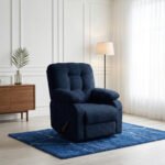 كرسي استرخاء روكو كحلي مع وضعية سرير - MK2