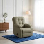 كرسي استرخاء روكو شانيل رمادي مع وضعية سرير - MK2