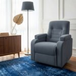 كرسي استرخاء ميديكال ريلاكس رمادي مع وضعية سرير - MK3