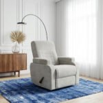 كرسي استرخاء لازورد رمادي مع وضعية سرير - MK4