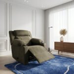 كرسي استرخاء فليكس مميز مع حامل أكواب - بني - MK10