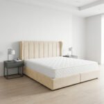 ⁦هيكل سرير بيج فاتح – هارموني من ميديكال سليب - 1019⁩ - الصورة ⁦3⁩