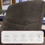 ⁦كرسي استرخاء لازورد بني غامق مع وضعية سرير - MK4⁩ - الصورة ⁦4⁩