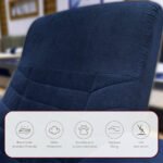 ⁦كرسي استرخاء لازورد كحلي مع وضعية سرير - MK4⁩ - الصورة ⁦4⁩