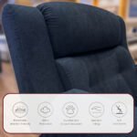 ⁦كرسي استرخاء سلطان كحلي مع وضعية سرير - MK5⁩ - الصورة ⁦4⁩