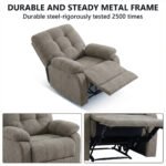 ⁦كرسي استرخاء روكو بني مع وضعية سرير - MK2⁩ - الصورة ⁦3⁩