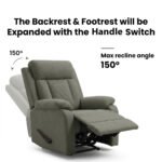 ⁦كرسي استرخاء هاري مميز مع حامل أكواب - زيتي- MK1⁩ - الصورة ⁦2⁩