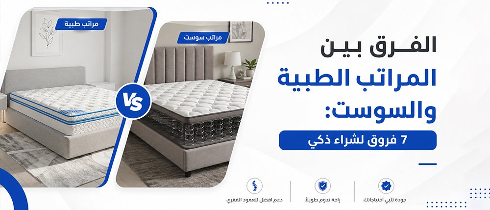 الفرق بين المراتب الطبية والسوست: 7 فروق لشراء ذكي