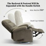 ⁦كرسي استرخاء دياموند زيتي مع وضعية سرير - MK7⁩ - الصورة ⁦2⁩