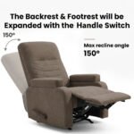⁦كرسي استرخاء لازورد بيج مع وضعية سرير - MK4⁩ - الصورة ⁦2⁩