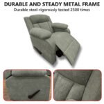 ⁦كرسي استرخاء هاري مميز مع حامل أكواب - زيتي- MK1⁩ - الصورة ⁦3⁩