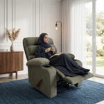 ⁦كرسي استرخاء دياموند زيتي مع وضعية سرير - MK7⁩ - الصورة ⁦5⁩