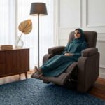 ⁦كرسي استرخاء ميديكال ريلاكس بني غامق مع وضعية سرير - MK3⁩ - الصورة ⁦5⁩