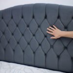 ⁦هيكل سرير منجد فاخر – بريستيج من ميديكال سليب - رمادي - 1015⁩ - الصورة ⁦3⁩