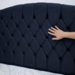 ⁦هيكل سرير منجد فاخر – بريستيج من ميديكال سليب - كحلي - 1015⁩ - الصورة ⁦3⁩